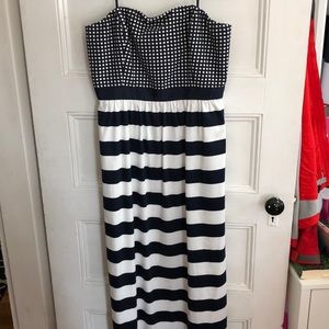 Vineyard Vines Strapless Maxi Dress